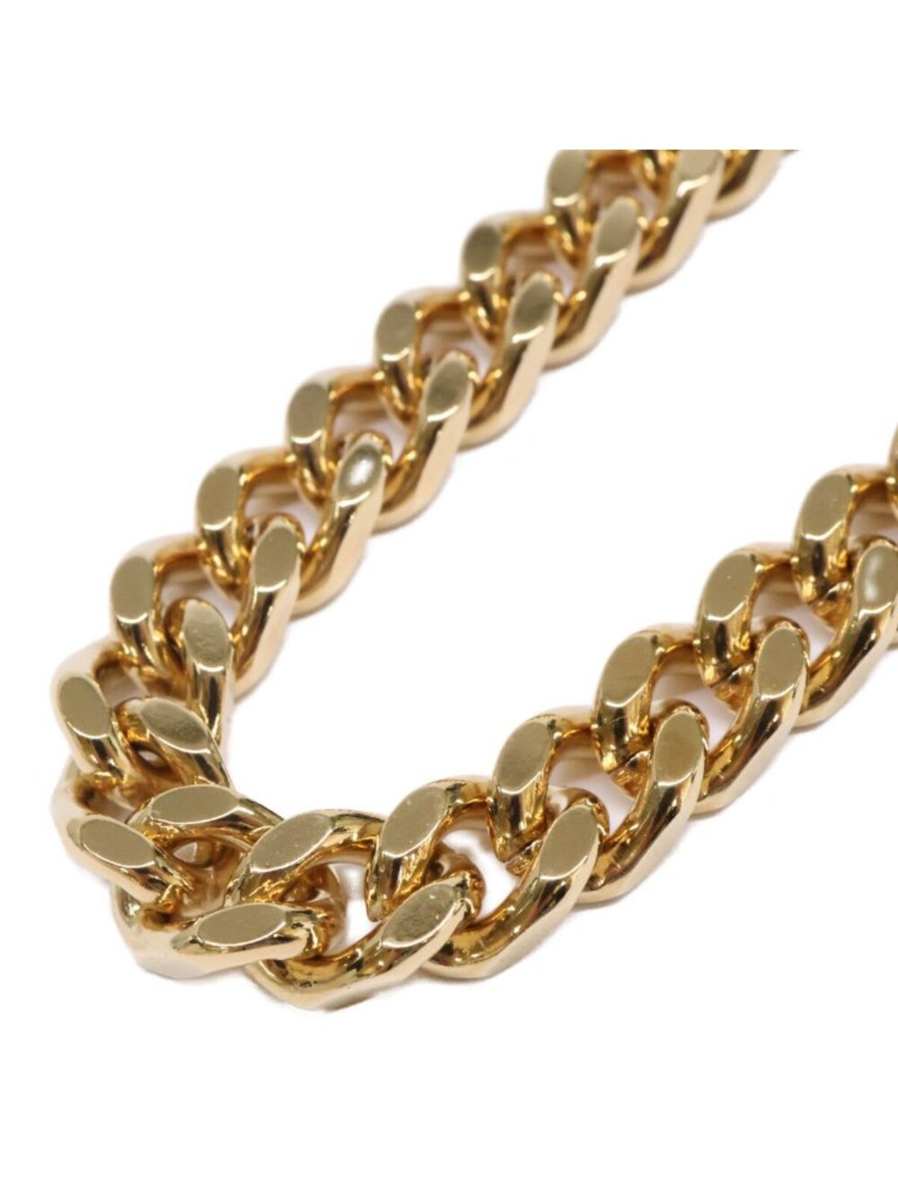 Saint Laurent Paris Same Gold Cabchain Necklace - Picture 2 of 7